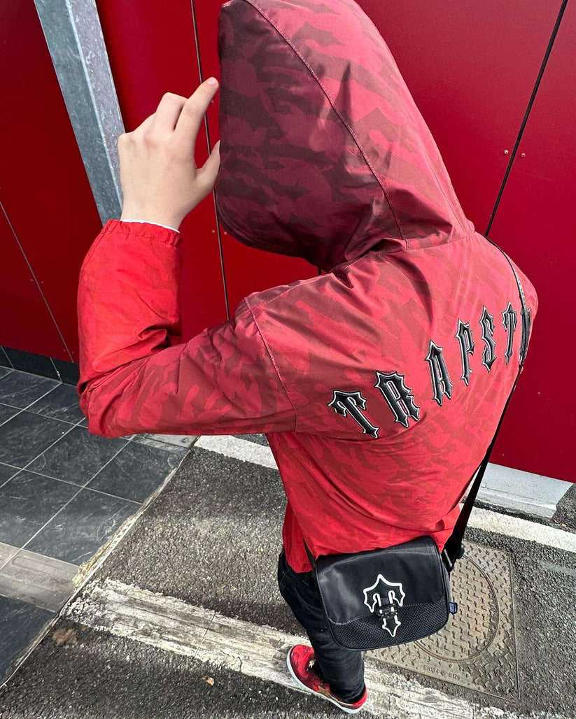 Trapstar Irongate T Windbreaker Red/ Burgundy – Dazone