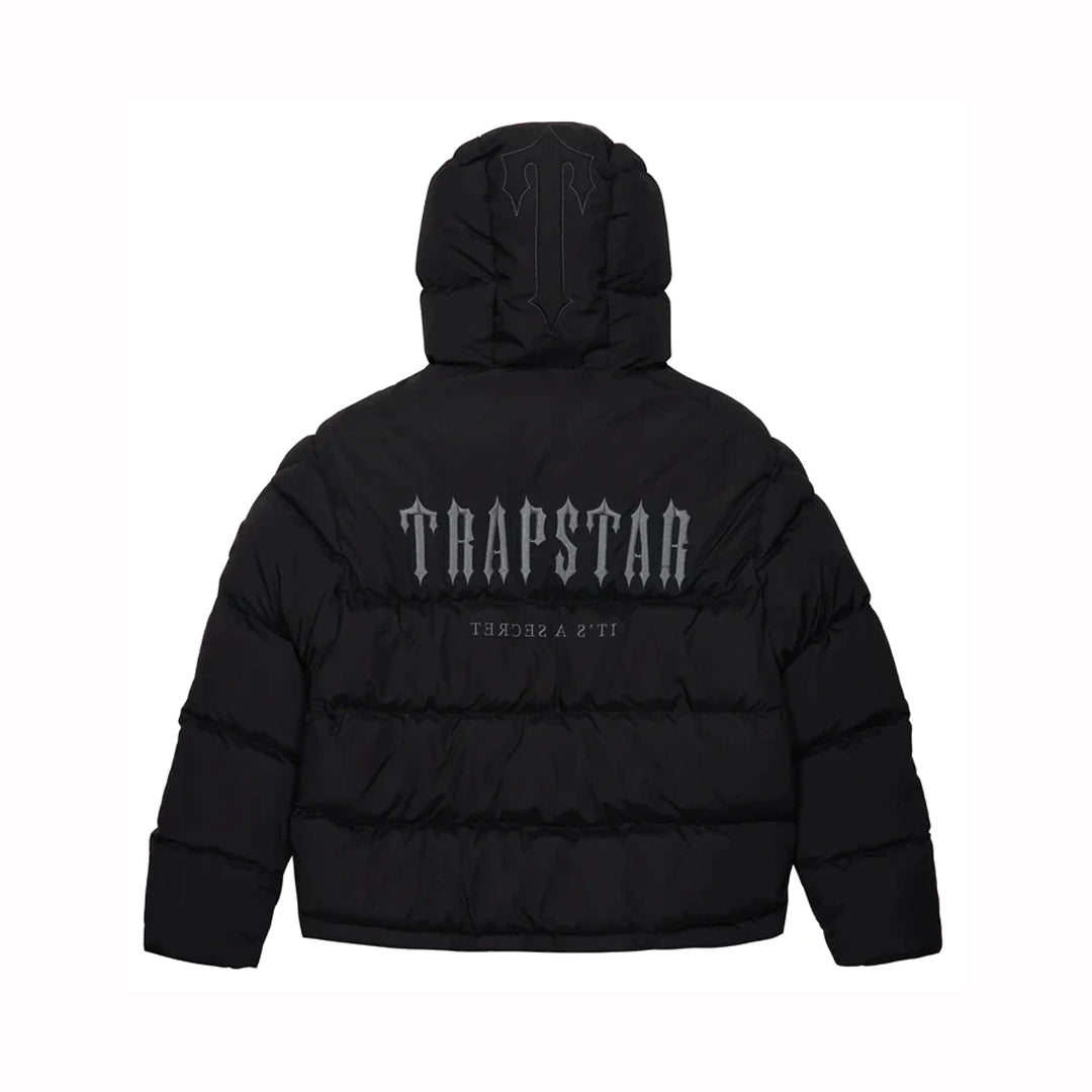 Trapstar Decoded Hooded Puffer Jacket 2.0 - Black