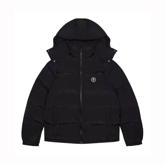 Trapstar Irongate Black Puffer Jacket Detachable