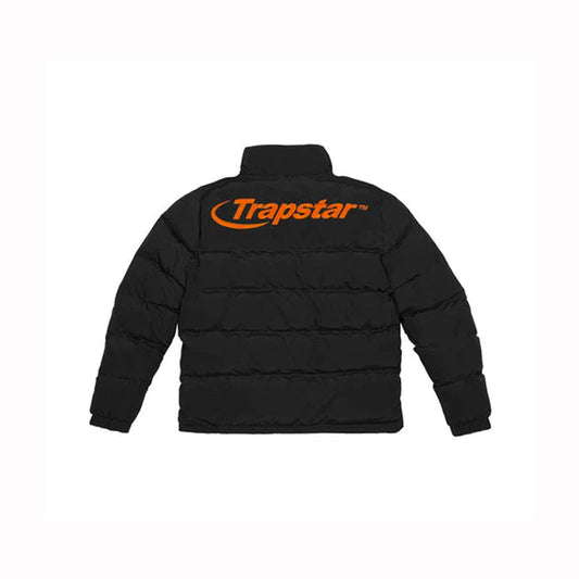 Trapstar Hyperdrive Puffer Jacket - Black / Orange