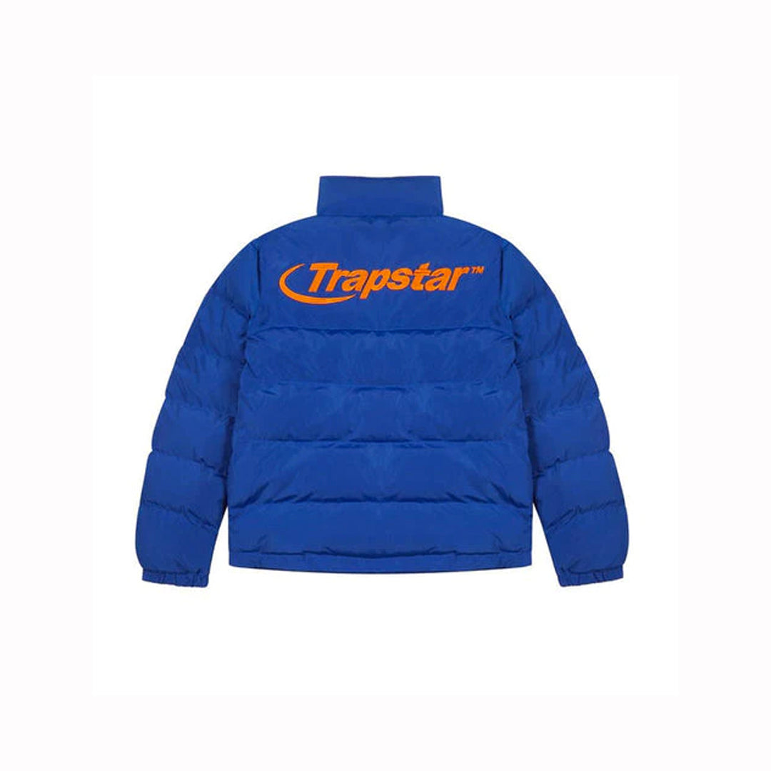 Trapstar Hyperdrive Puffer Jacket- Blue / Orange